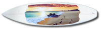 surfboard art - painting - footsteps