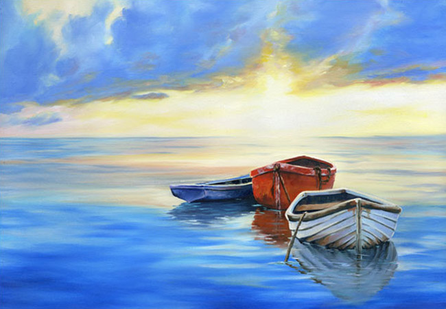 art work - painting - rush hour